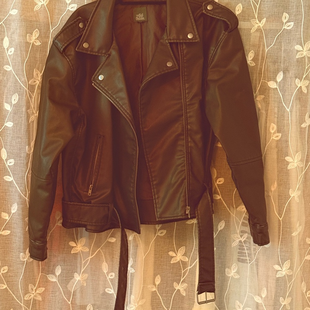 Wild Fable Black Leather Jacket